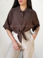 شومیز جلو‌گره شیشه ای کد ۲۶۲۷ - Image 2