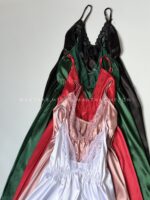 ست لباس خواب ساتن + شرت لامبادا - Image 4