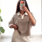 پولوشرت باکسی راه راه